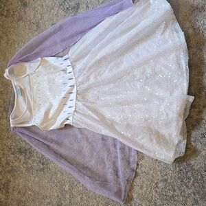 White Sparkly Dress with Sequins